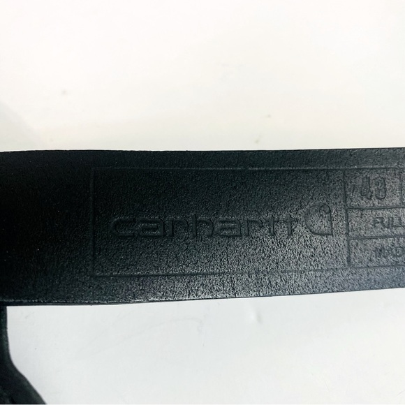 Carhartt Anvil Black Leather Work Belt Size 40 - Picture 7 of 8